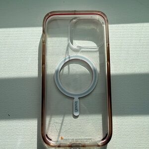 Gear4 iPhone 13 Pro Max Clear MagSafe Compatible iPhone Case - Rose Gold
